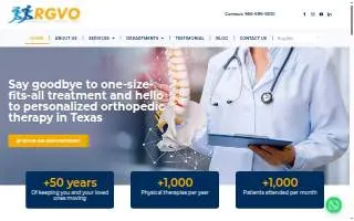 Rio Grande Valley Orthopedic Center - Rio Grande City website