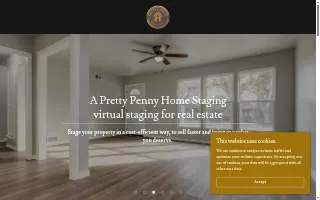 A Pretty Penny Home Staging website