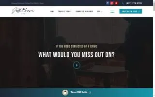 Jeff Brown Law website