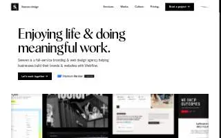 Sweven.design website