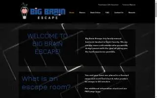 Big Brain Escape of Bountiful website