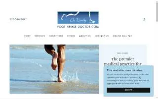 Foot Ankle Doctor website