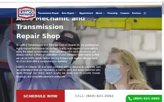 AAMCO Transmissions & Total Car Care of Chester website
