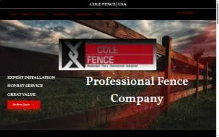 Cole Fence website
