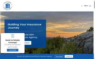 Belcher Insurance Agency website