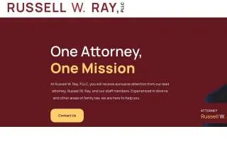 Russell W. Ray, PLLC of West Springfield website