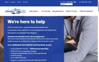 Columbia River Mental Health Services website