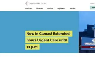 Vancouver Clinic website