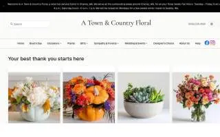 A Town & Country Floral website
