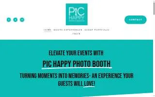 PIC HAPPY Photo Booth of Ephrata website