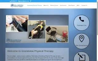Grandview Physical Therapy website