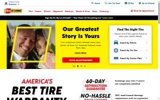 Les Schwab Tire Center of Mukilteo website