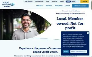 Sound Credit Union Mukilteo website