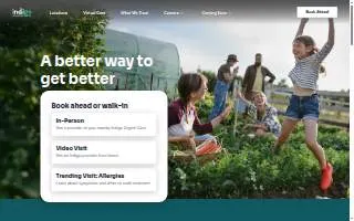 MultiCare Indigo Urgent Care - Tumwater website