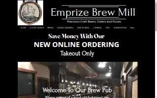 Emprize Brew Mill of Menasha website