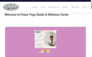 Peace Yoga Studio & Wellness Center of Menomonee Falls website