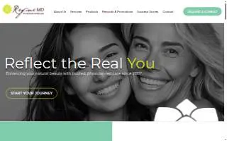 Refinemd Medical Spa website