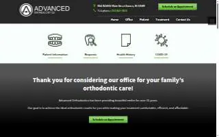Advanced Orthodontics of Sussex website