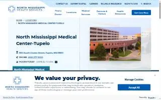 North Mississippi Medical Center website