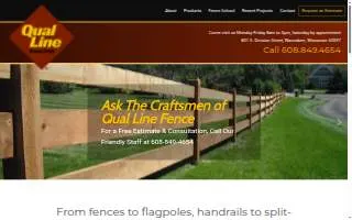 Qual Line Fence Corp website