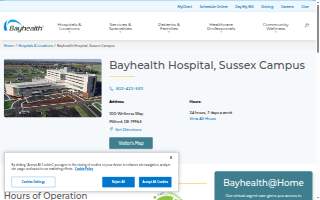 Bayhealth Hospital, Sussex Campus