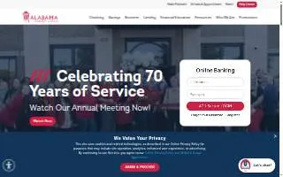 Alabama Credit Union of Fairhope website