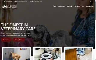 Clanton Animal Hospital LLC website