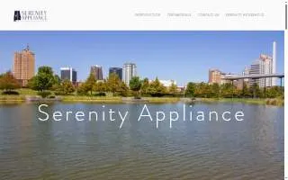 Serenity Appliance of Moody website