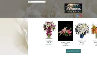 Pell City Flower & Gift Shop website