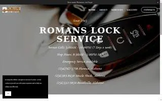Romans Lock Service of Sheffield website