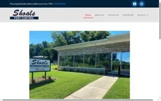 Shoals Pest Control, Inc. of Sheffield website
