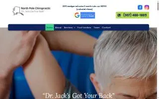North Pole Chiropractic of Badger website