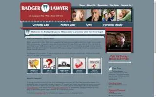 Badger Lawyer website