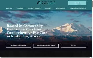 North Pole Eyecare of Badger website