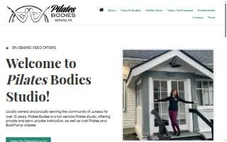 Pilates Bodies of Badger website
