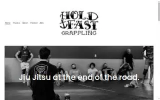 Hold Fast Grappling Academy of Badger website