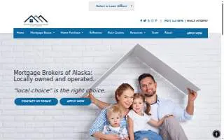Mortgage Brokers of Alaska NMLS #1708957 website