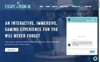 Escape Room AK of College website