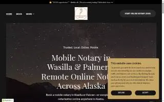 Forget-Me-Not Notary Services website