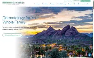 Arizona Dermatology of Coolidge website
