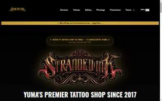 Stranded Ink Tattoo of Somerton website