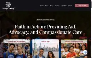 Anayas Way Immigration Law website