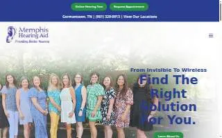 Memphis Hearing Aid of West Memphis website