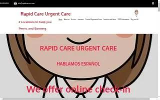 Rapid Care Urgent Care Enterprises - Banning website
