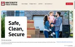 Security Public Storage of El Cerrito website