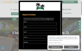 Pete's Tree Service of Exeter website