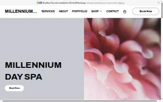 Millennium day spa website