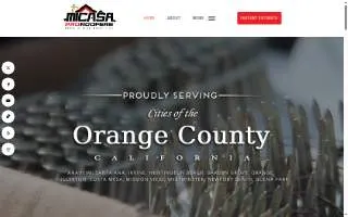 Micasa Pro Roofers website