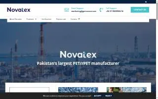 Novatex LLC website