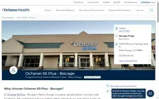 Ochsner 65 Plus - Bocage website